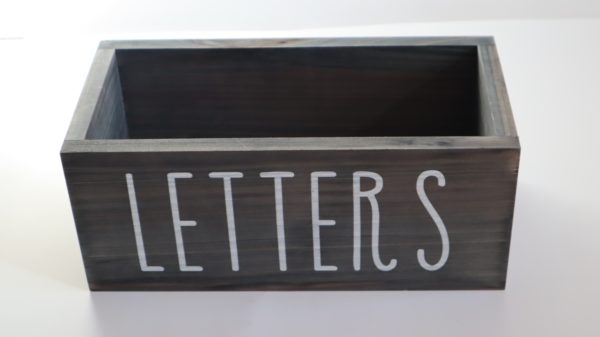 Farmhouse Mail Holder Box